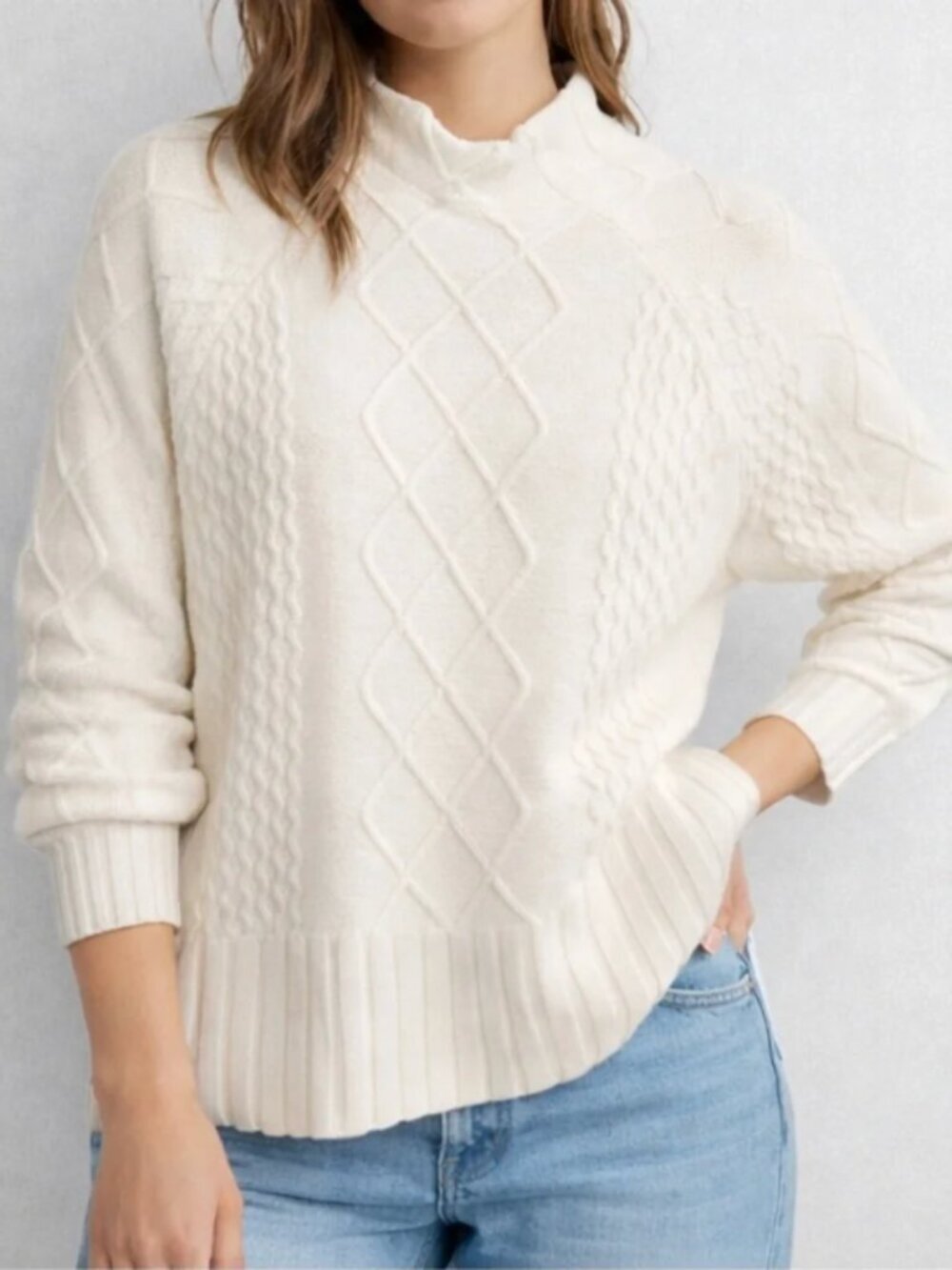 Cyrus Cable Knit Sweater